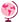 Illustration of a pink globe.