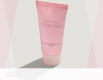 A bottle of the at home microdermabrasion exfoliant TimeWise Microdermabrasion Plus Set.