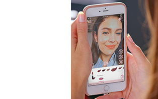 Use the virtual makeover app from Mary Kay to try beauty trends and hundreds of shades. 
